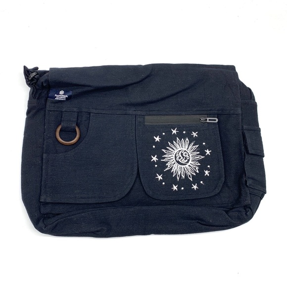 Large Cotton Laptop Bag - Picture 7 of 13